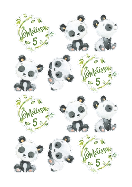 Tortendruck Tortenaufleger Muffinaufleger PANDA